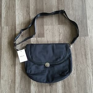 Kipling Black Silky Hafford Crossbody Bag NWT